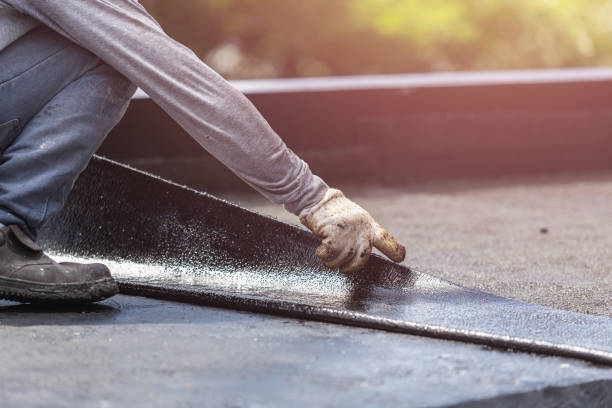 Professional Waterproofing technician working in Westfield, NJ